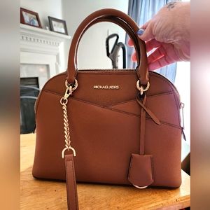 Michael Kors Jet Set Medium Logo Dome Satchel